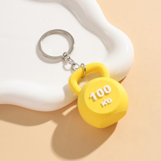 Keychain Pendant Sports Style Imitation Mini Kettlebell Keyring Fitness Enthusiasts Key Holder Backpack Accessories