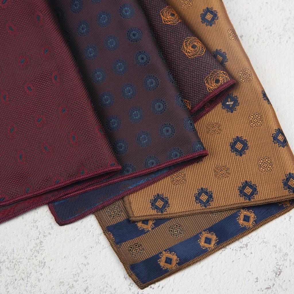 Retro Koreanischer Stil Mehrfarbiges Einstecktuch - Herren Accessoires