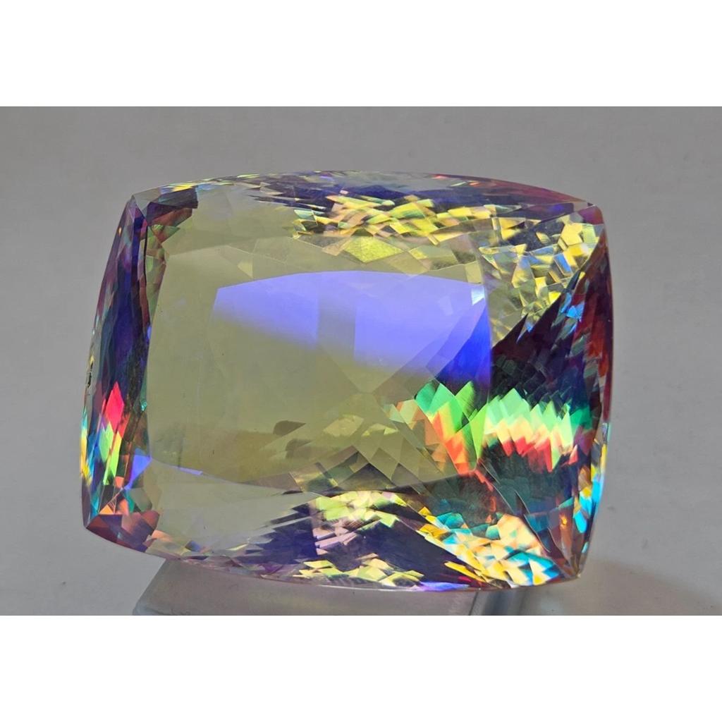Natural Cushion Mystic Topaz Rainbow Color 276-278 Ct Stunning Gemstone