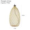 Creative Glass Oil Lamp Decorations for Home Decor Elegant Tabletop Centerpiece Smoke Free Crispy Oil Lamp For Bathroom Decor