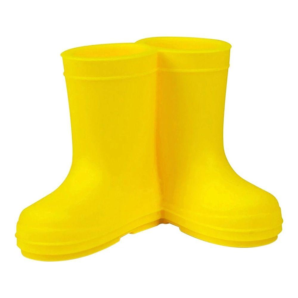 

Silicone Toothbrush Holders Rain Boot Toothbrush Storage Rack Creative Toothbrush Organizer жёлтый