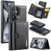 Luxury Magnetic Leather Phone Case for Samsung Galaxy S25 Ultra Edge S26 Plus S24 Fe S23 S22 S21 Detachable Card Bag Stand Cover
