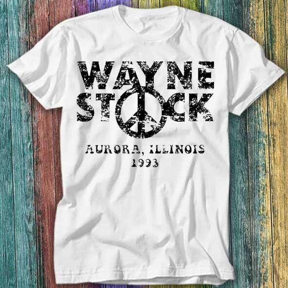 Waynestock Wayne's World Inspired Party On 2 Dude T Shirt Top Tee 382