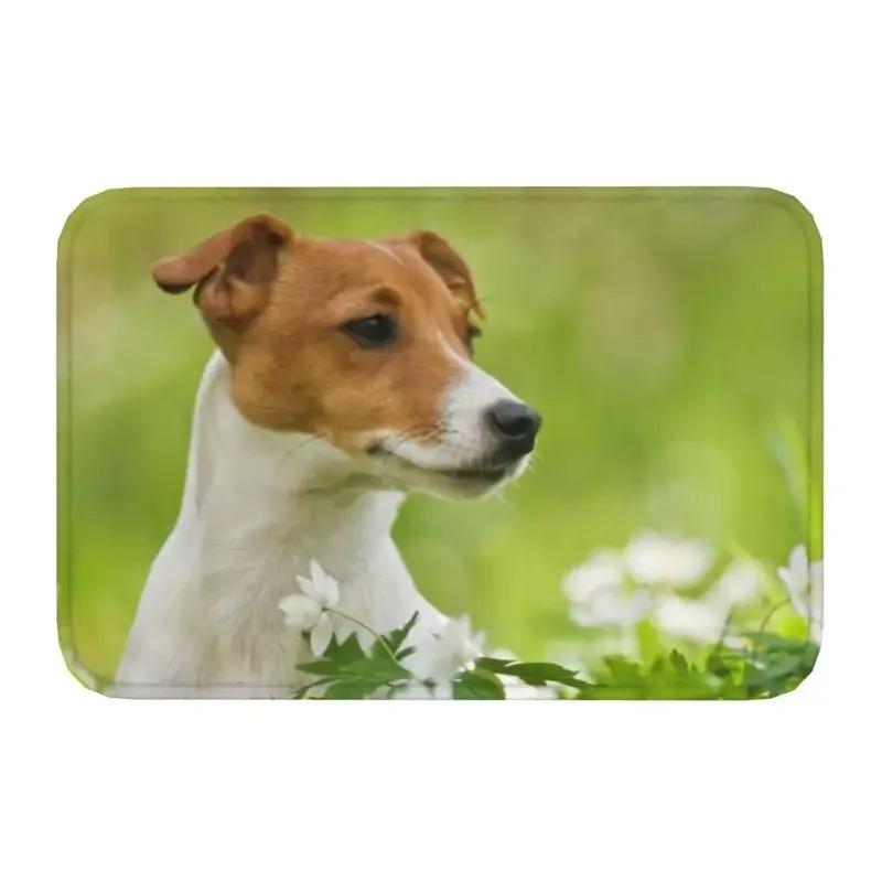 Van Gogh Starry Night Art Style Dog Living Room Door Mat Carpet Classic Painting Beret Dog Pattern Anti-slip Rug for Home Decor