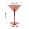 Stainless Steel Champagne Toasting Cup Rose Gold Stainless Steel Martini Glass  Bar Drink