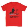 Penguin But Why Funny Six Seven Meme TShirts for Unisex  Novelty 100 Cotton Tees Round Collar Short Sleeve T Shirts Gift Idea