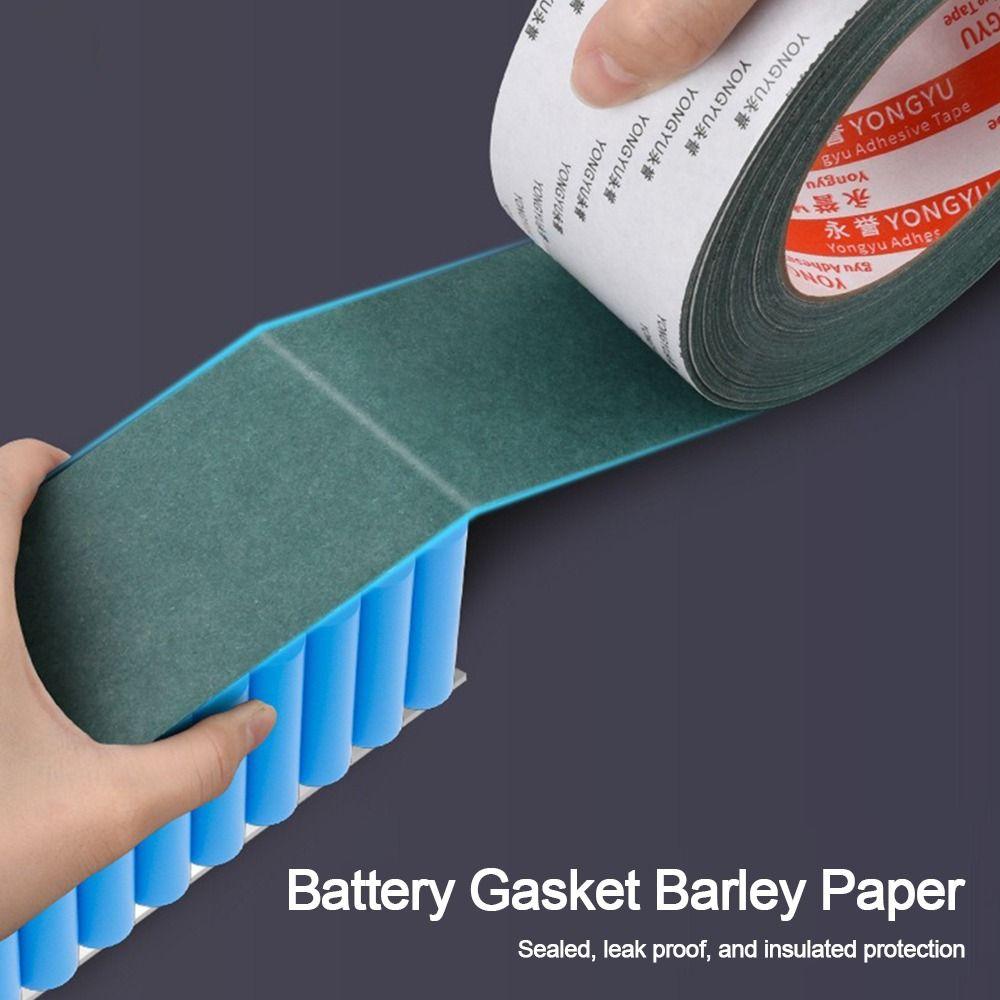 With Adhesive Backing Lithium Battery Pack Tape 21700 18650 25 Meters Battery Insulation Gasket Green