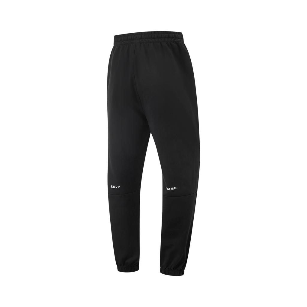 Li Ning Wade Series Casual Simple Cuffed Loose Knit Sports Pants Men bottoms Black AKLV079-1
