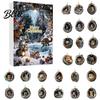 Christmas Stocking Stuffers Animal Tree Day Countdown Calendar 24 2026 Advent Box with Acrylic Decorative