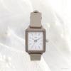 Fieldwork Women's Analog Watch with Silicone Strap, Rectangular, Tango Beige, JN027-3