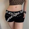 Bling Bling Sparkling Rhinestone Belt Vintage Waist Strap Fashion Trendy Waistband  For Women