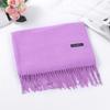 Women's Red Winter Scarf: High-End Imitation Cashmere Shawl, Versatile Warm Neck Wrap, Ideal Gift