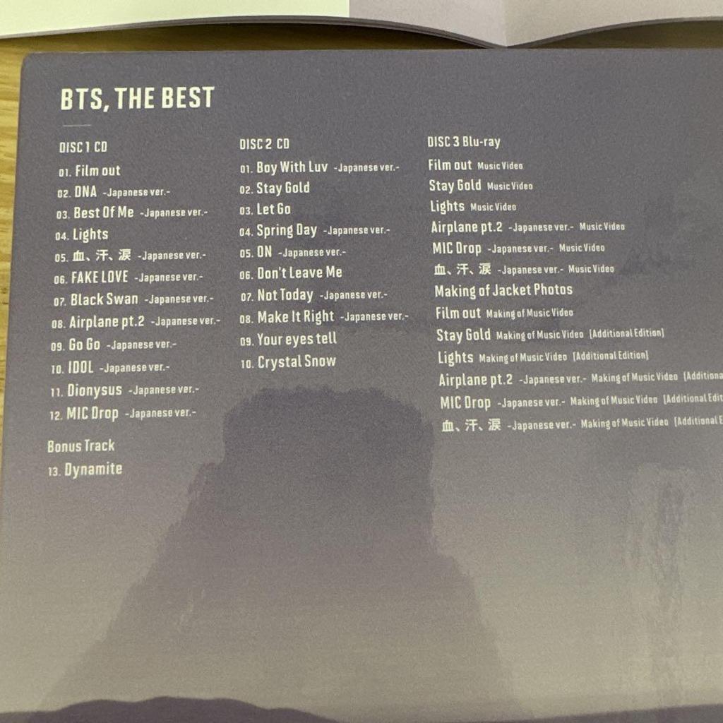 [USED] BTS, THE BEST First Limited Edition A 3DISCS