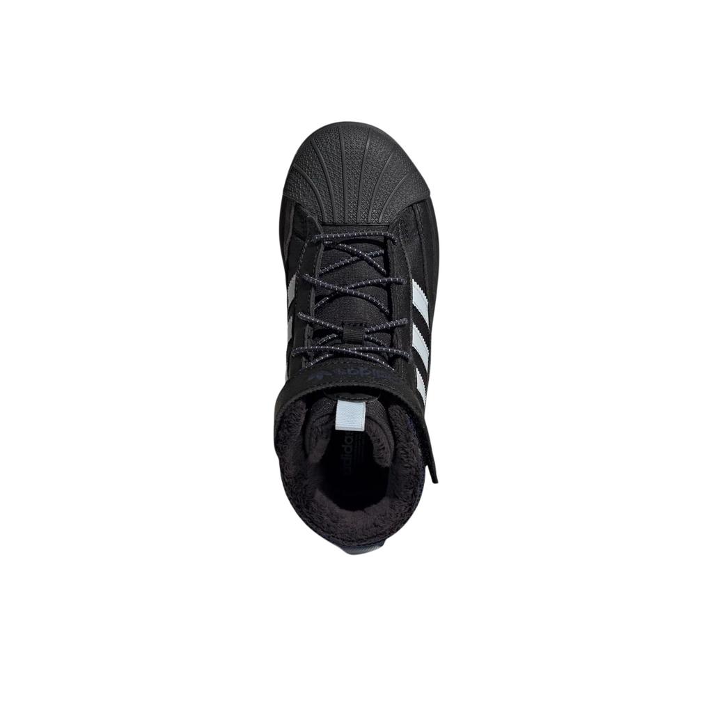 Adidas Originals Superstar Winter Trek Comfortable Soft Outdoor Shoes Kids Shoes Black JQ0344