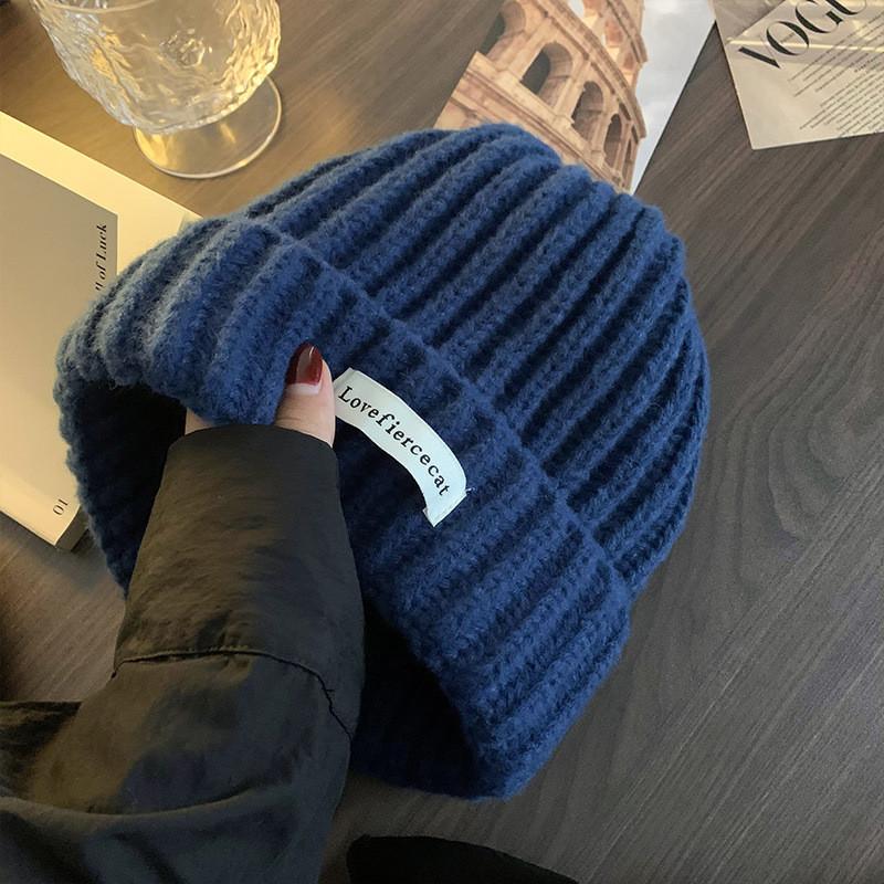 Cozy And Stylish Japanese Knit Slouchy Beanie Hat For Autumn And Winter Wear