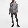 Nike Kurtka puchowa męska z kapturem i długim rękawem z nadrukiem Strike odzież wierzchnia szara DA6665-087