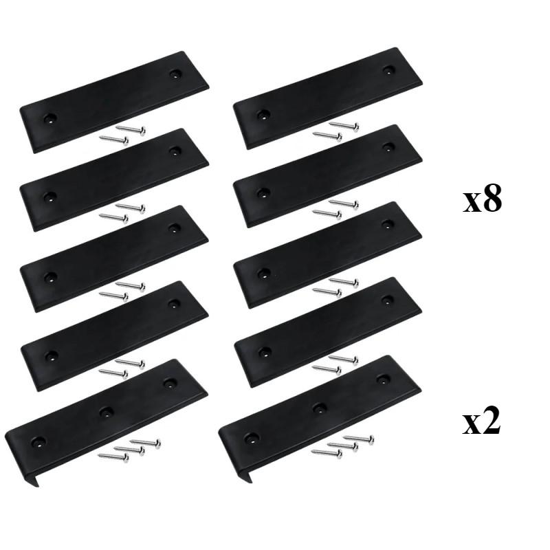 

Накладки на полки для лодочных прицепов и накладки на полки для лодочных прицепов для облегчения спуска и погрузки лодки на/с прицепа 3 X 10 чёрный