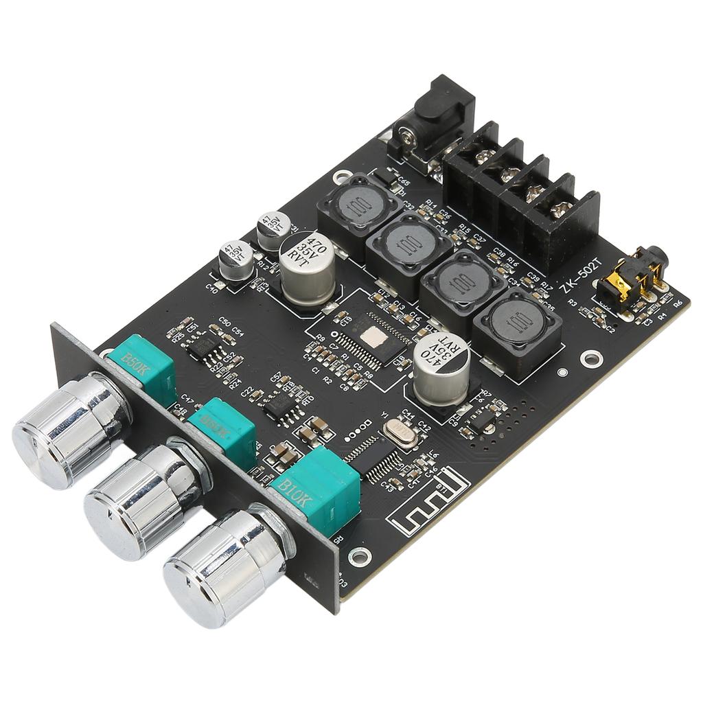 Bluetooth Amplifier Module 2 Channel High Power Digital AUX Sound Amp Receiver Board for Bass Treble
