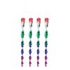 Drive Away with 4Pcs Outdoor Garden Bird Rods Wind Spiral