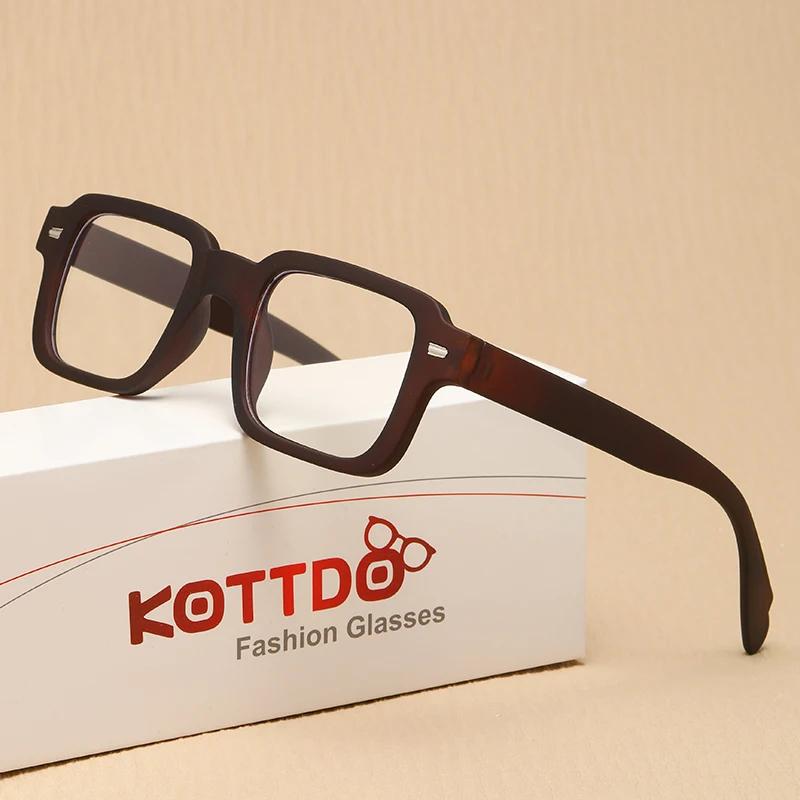 New Square Plastic Glasses Frame Fashion Men Eyeglasses Women Optical Clear Lens Transparent Spectacles Eyewear Frame