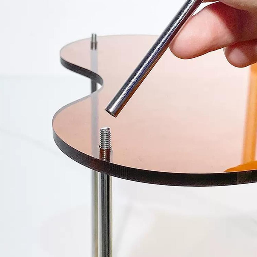 Handmade Acrylic Display Stand Countertop Storage Rack for Cosmetics Perfume Display Coffee Cup Holder Desktop Storage Decorate