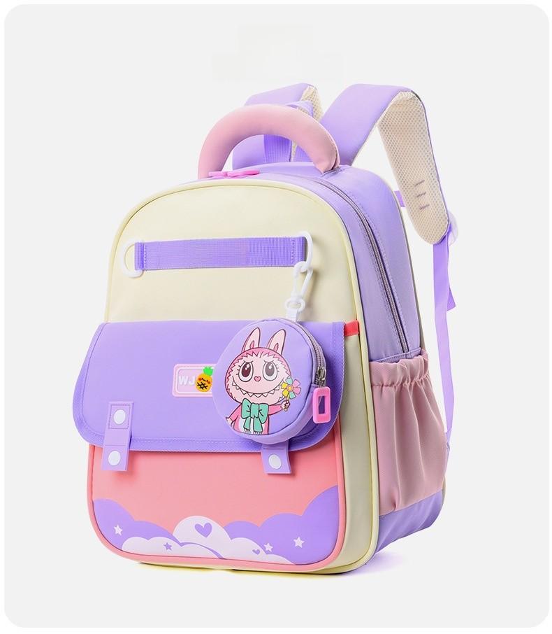 Childrens Backpack Letter With Adjustable Shoulder Strap Zipper Design