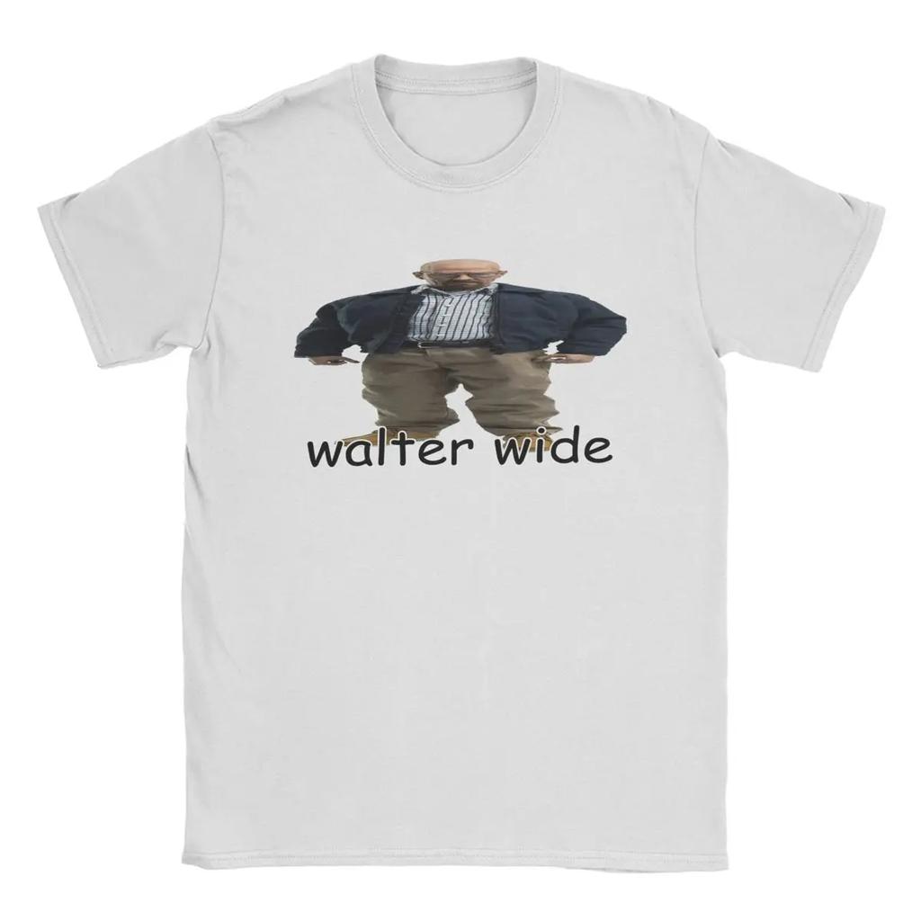 T-Shirts Walter Wide Breaking Bad Awesome Cotton Tee Shirt Short Sleeve T Shirts O Neck Clothing Gift Idea