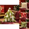 Pattern Christmas Tree Plush Pillows Cushions For Sofas And Decoration Room