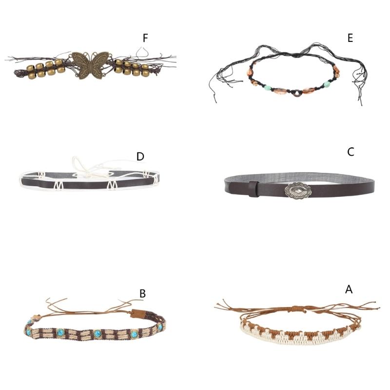 Hat Bands Beaded AdjustableUnisex Western Hat Jewelry FedoraCowboyHat Bands