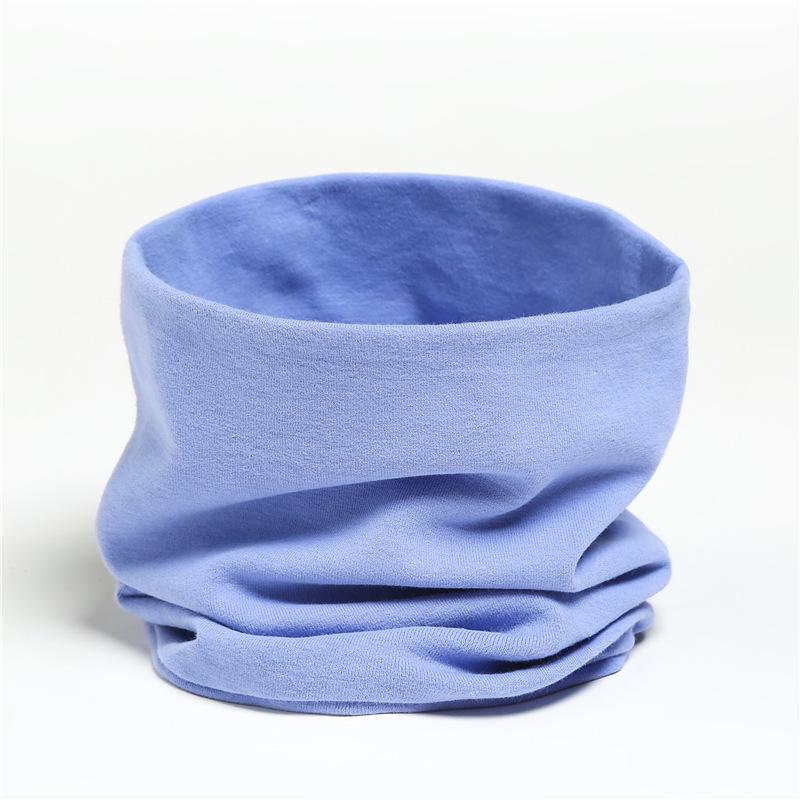 Wszechstronny bawełniany snood w jednolitym kolorze: Miękkie, Bez podszewki, Wysoki dekolt Kolory cukierkowe w stylu koreańskim