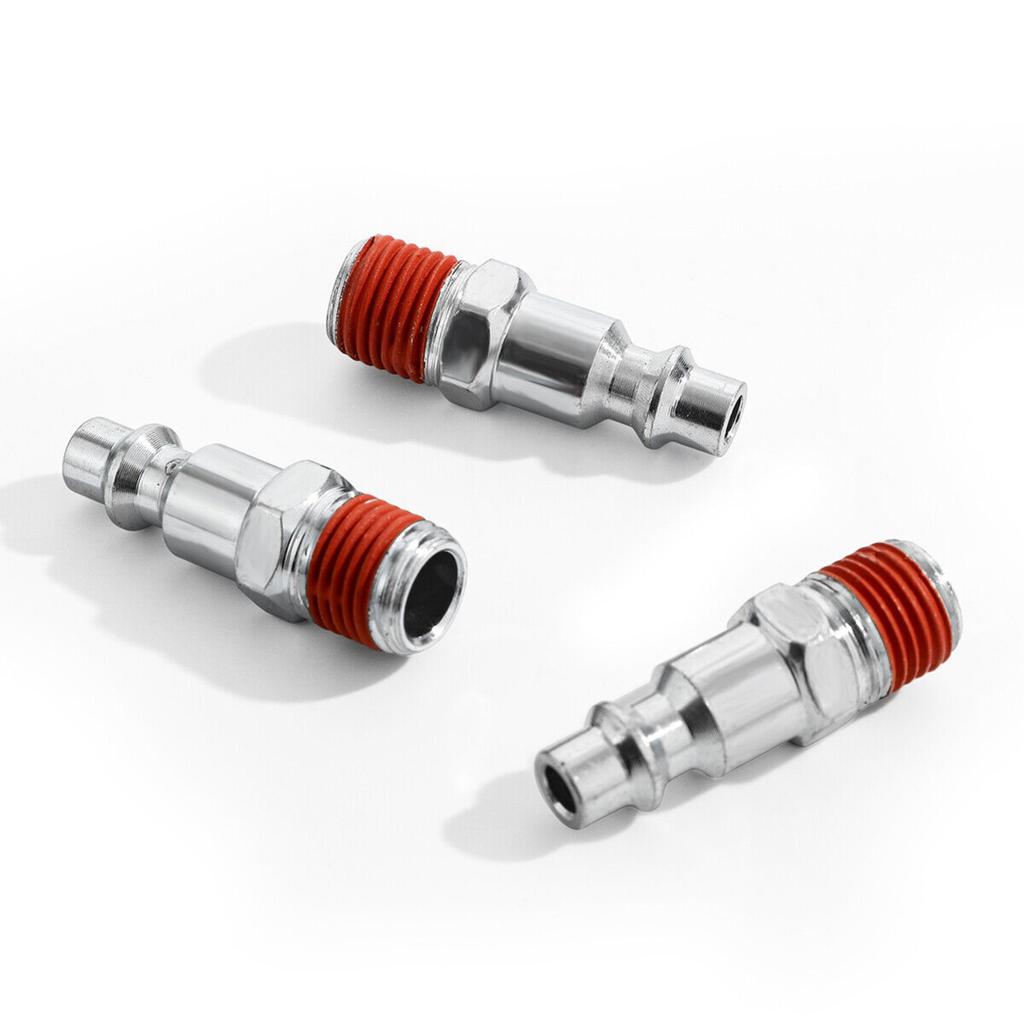 20pcs Air Compressor Accessory Kit 25Ft Recoil Air Hose Gun Nozzles Set 1/4" NPT