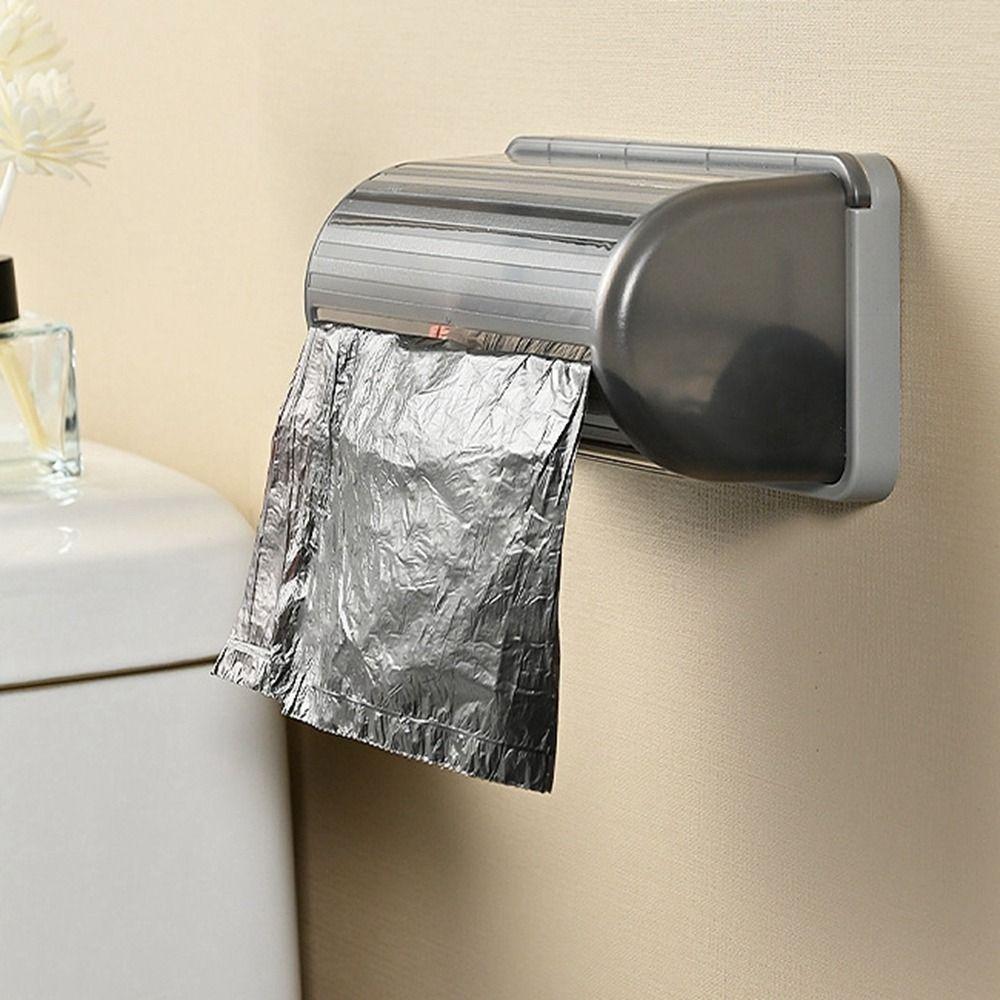 Extraction Garbage Bag Container Wall Mounted Grocery Bag Holder Trash Bags Storage Box  Bathroom
