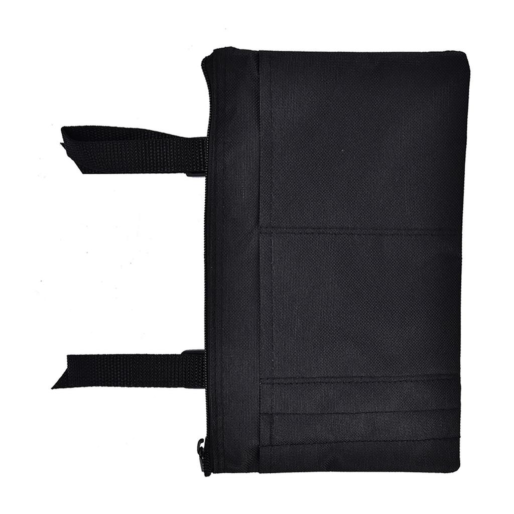Waterproof Mobility Scooter Armrest Bag Wheelchair Shopping Travel Storage Bag Black