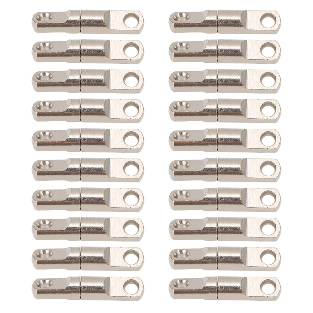 20pcs Fishing Connector Swivels Reduce Water Resistance Fishing Rolling Bearing Connector for