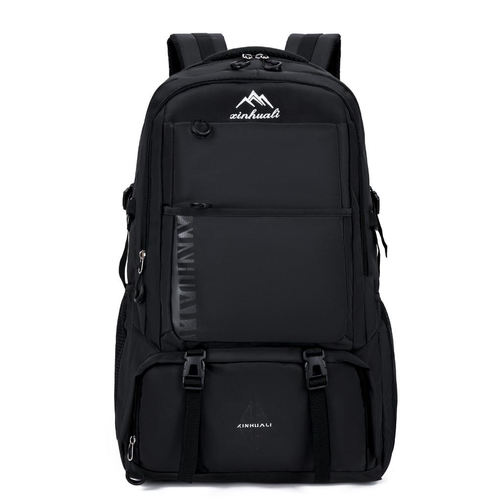Capacity Large Schoolbag Outdoor Travel Splash Proof Luggage Backpack Hiking Bag