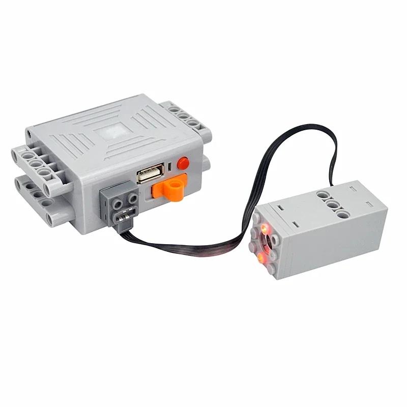 NEW Technical Motor Sprayer Bricks Custom Creation Multi Tool Air Humidifier Power Function Model Part Perfect For High-Tech Assembling Bricks Kid Toy