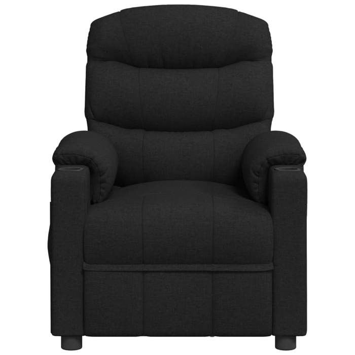 VidaXL Fauteuil électrique de massage Noir Tissu 3143505