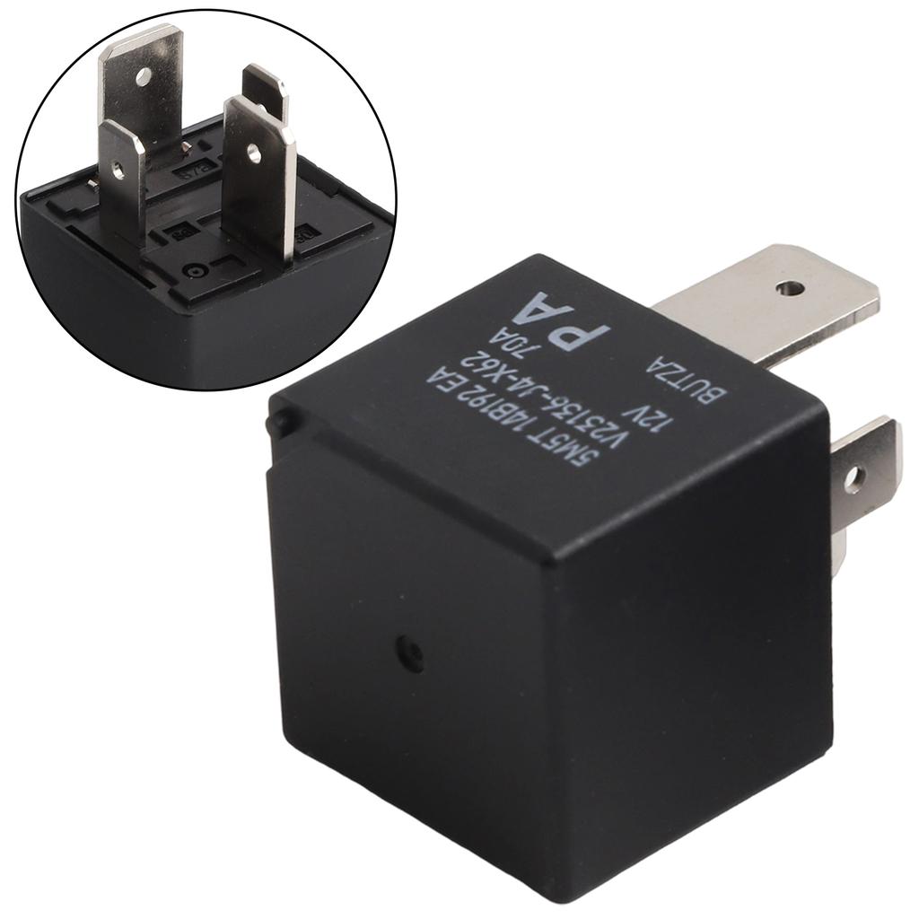 Electrical System Upgrade 5*5*5cm Car Relay 4 Pin Automotive Relay 4 Pin Relay Easy Installation OEM Specifications