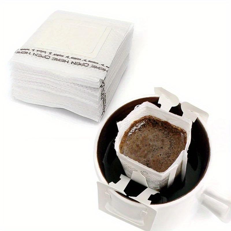 100/200/300pcs Coffee Filter Paper Bags Disposable Drip Coffee Bag Handle Hanging Ear Espresso Coffee Accessories Tea Tool