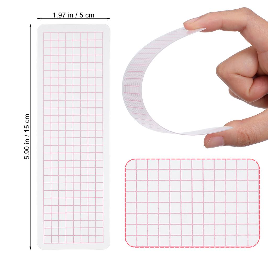 40Pcs Washi Tape Sample Boards Plastic Organizer Large Capacity Office School Home Storage Holder Washi Tape Organizer