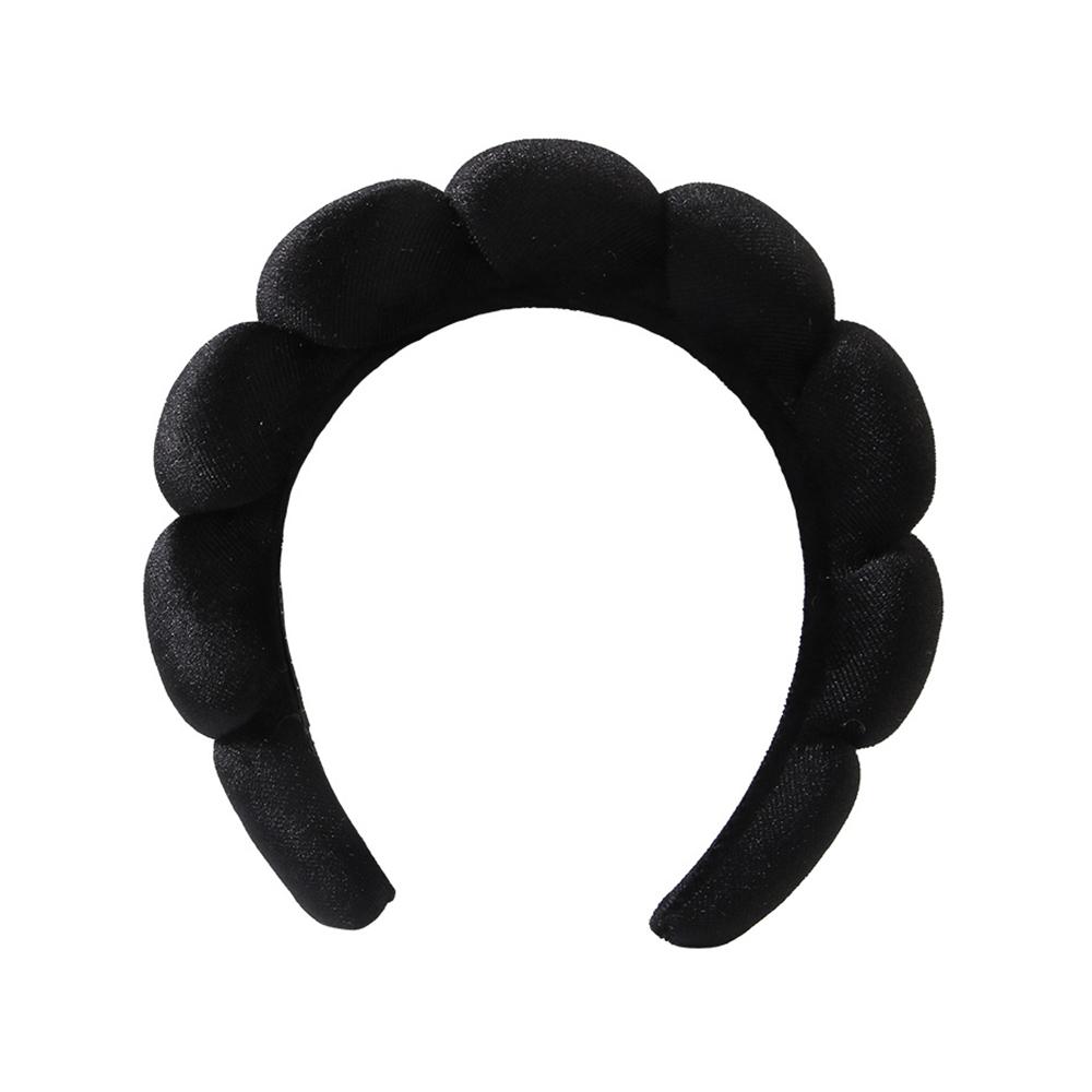 3/1PCS Microfiber Washing Wristbands Hairband Scrunchies Puffy Headband SPA Bubble Headband Washing Face Makeup Shower Skincare