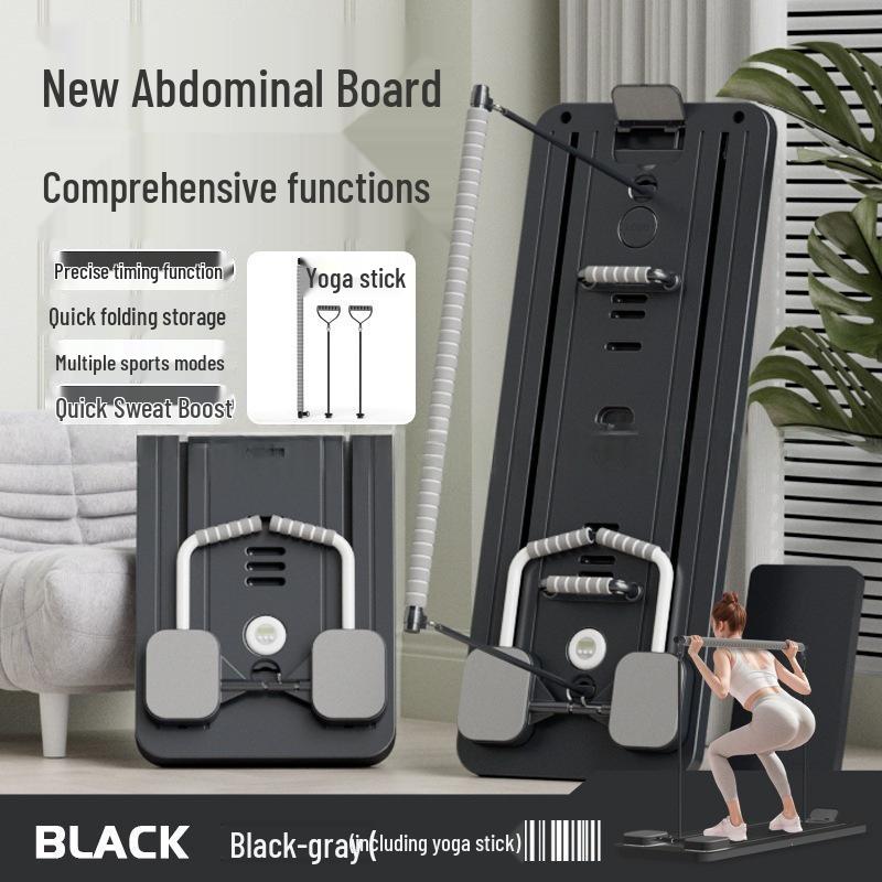 Foldable Multifunctional Fitness Board: Ab Trainer, Chest Muscle Trainer & Pilates Plank Device