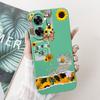 Für Realme Note 60 Hülle Luxus Kunst Bemaltes Cover Stoßfest Weiches Silikon Handyhülle Für Realme Note 50 Note50 Note60 Rückseite