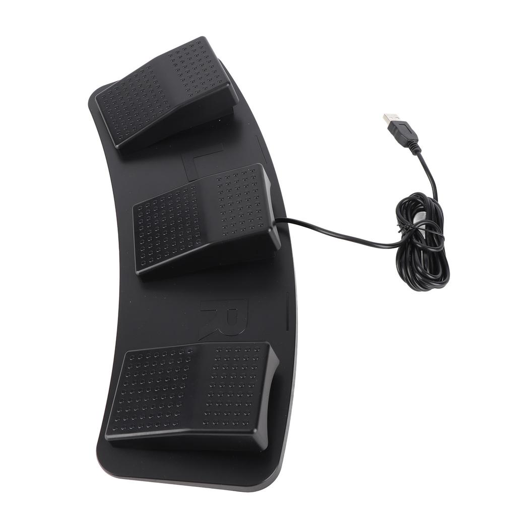 Fußschalter mit USB-Schnittstellenkabel 3-Positionen-Elektropedalschalter Computeranschlussteil