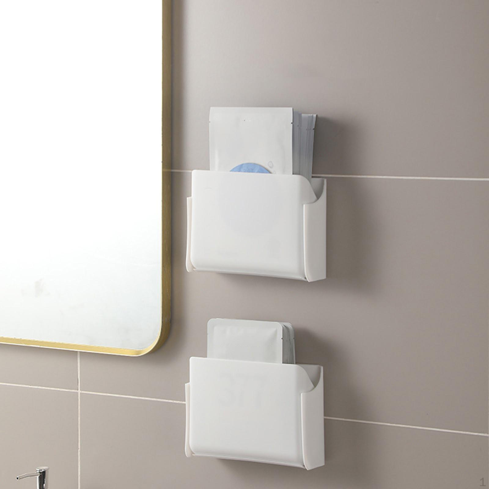 

2 настенных ящика для хранения, складная стойка для органайзера, крепление