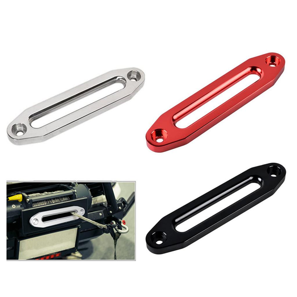 10inch Billet Aluminum Hawse Fairlead for Synthetic Winch Rope Cable Guide 8000-15000LBs Capacity Off Road Adventure Use