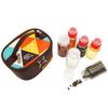 6pcs/Set Spice Sauce Condiment Bottle BBQ Camping Outdoor Picnic Pepper Jar Ketchup Seasoning Pot Container Kitchen Tool Portabl