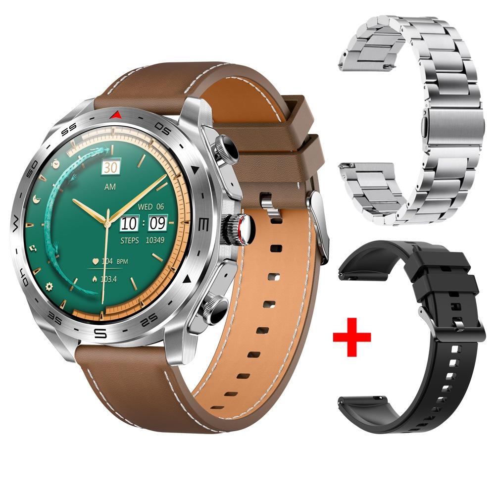 Smartwatch with TWS Bluetooth Earbuds, 1.52'' IPS Screen, Wake-Up Feature, Dual Call, AI Voice T95