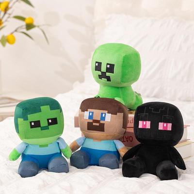 Pixel World Creeper Plush Toy - Minecraft Pendant Plushie