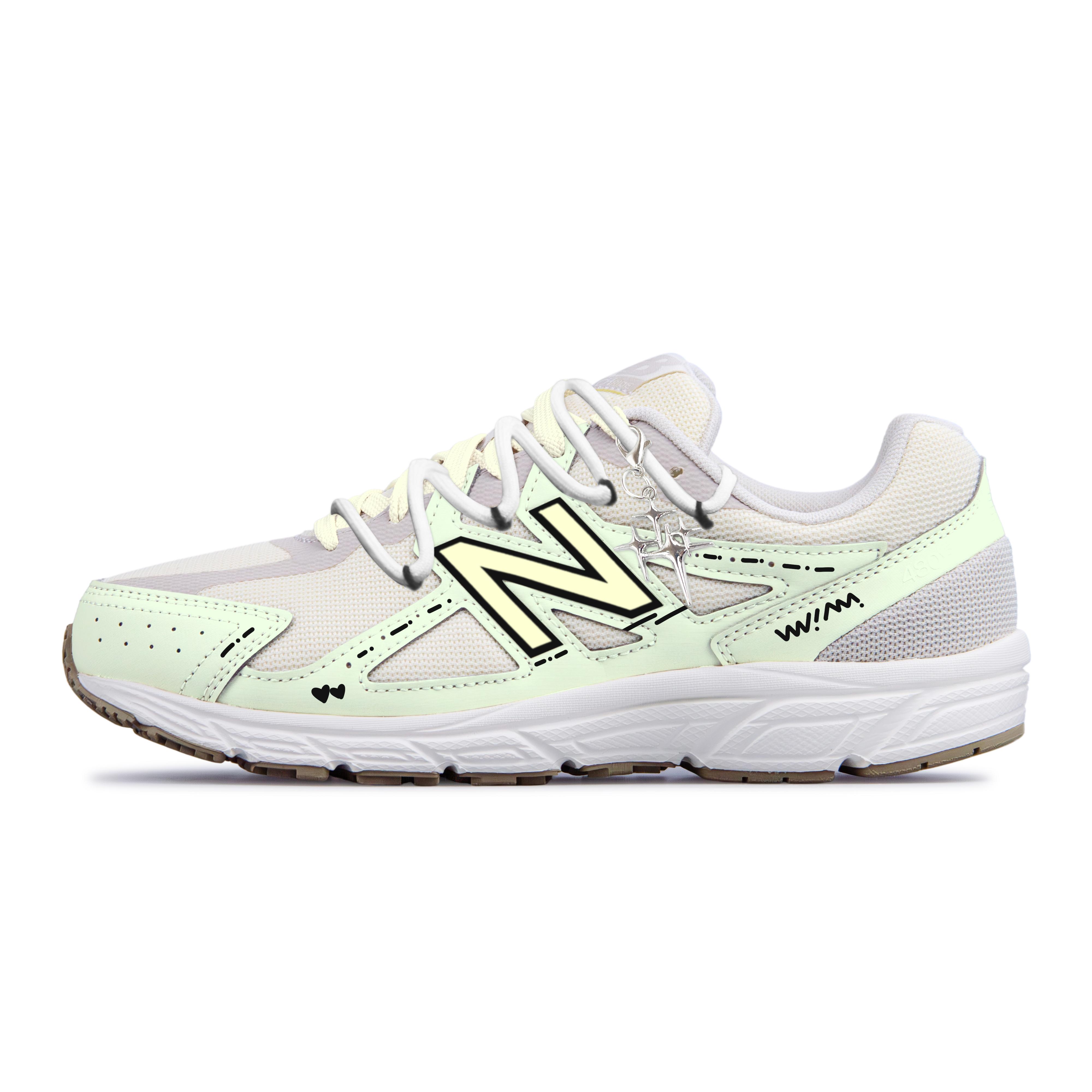 

New Balance NB 480 Textile, Artificial Leather Mid top Casual Training City Commuting Running Shoes Women s W480ST5(Team2063-) 35